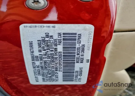 2000 Toyota Camry Solara Se from USA, damaged, VIN 2T1CF28P3YC363578